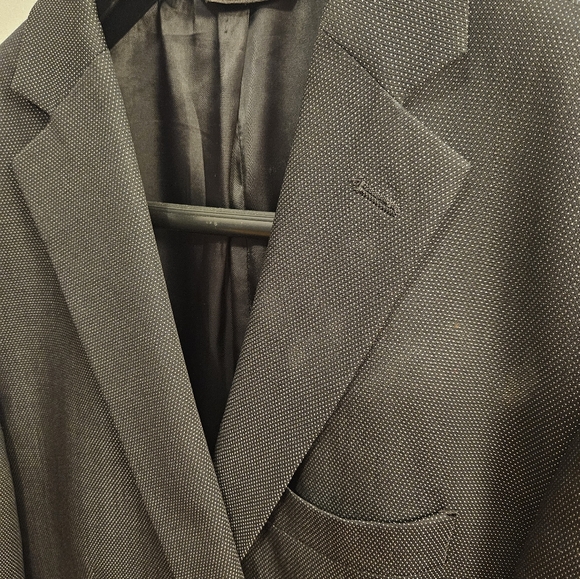 Black with white dot 40R Blazer - Picture 7 of 11